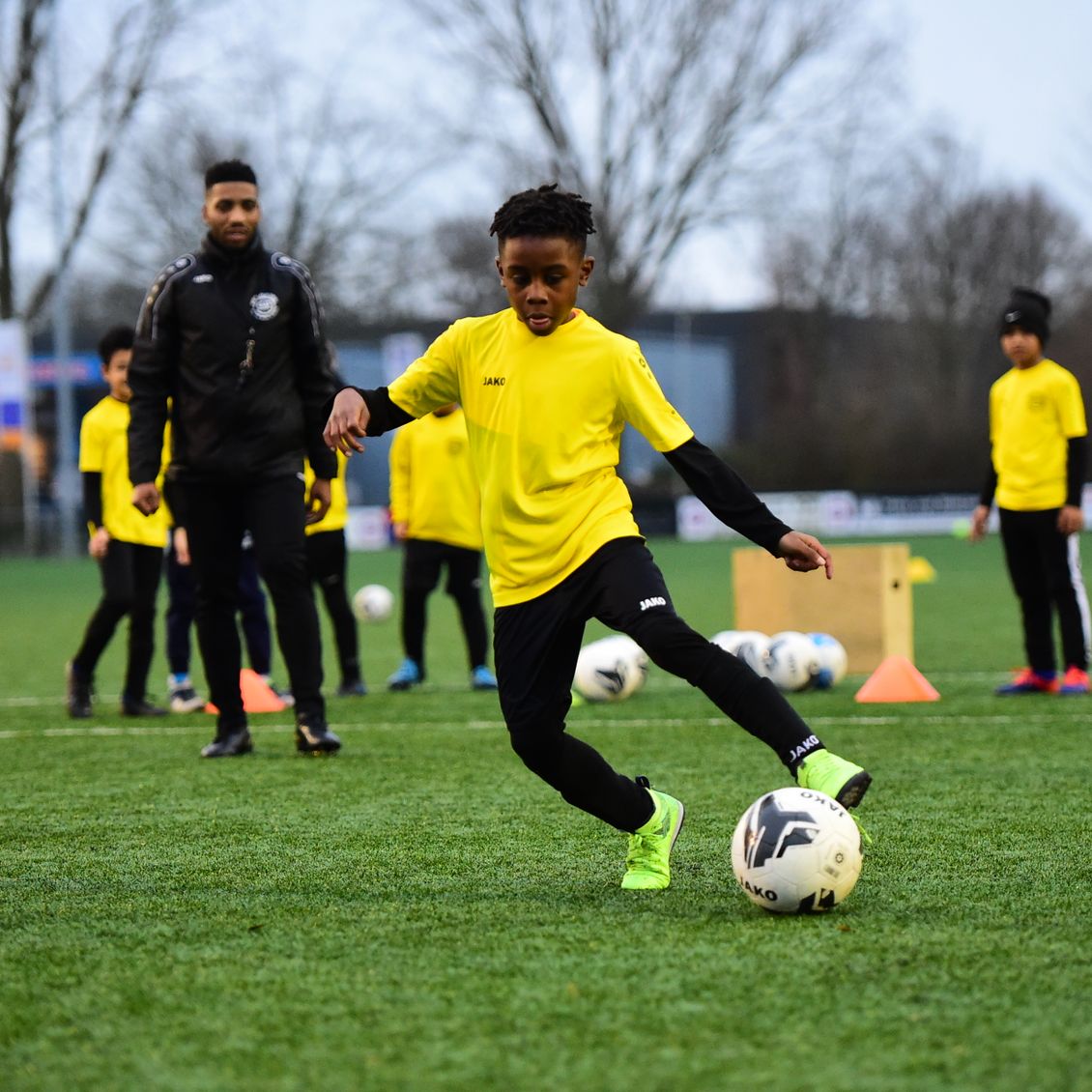 Voetbalspel Voetbalkamp